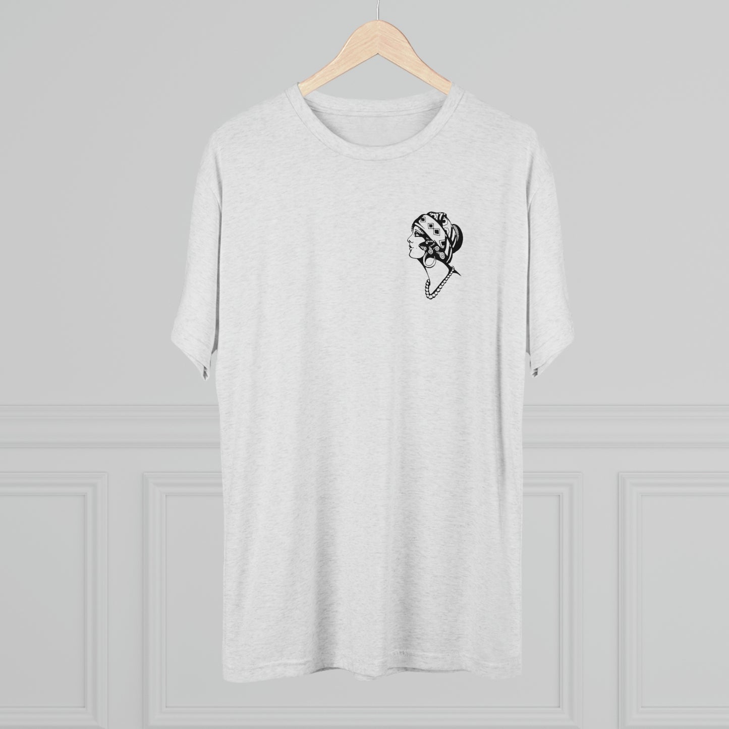 Unisex Tri-Blend Crew Tee | Gypsy's Dancing Gypsy Lady (by @tylerabnertattoo)