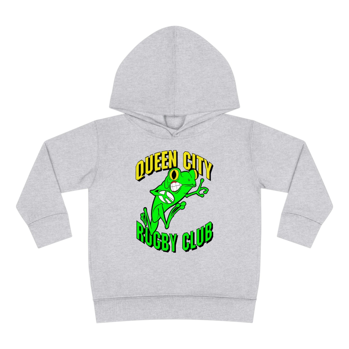 Toddler Pullover Fleece Hoodie | QCRFC Frogs Logo