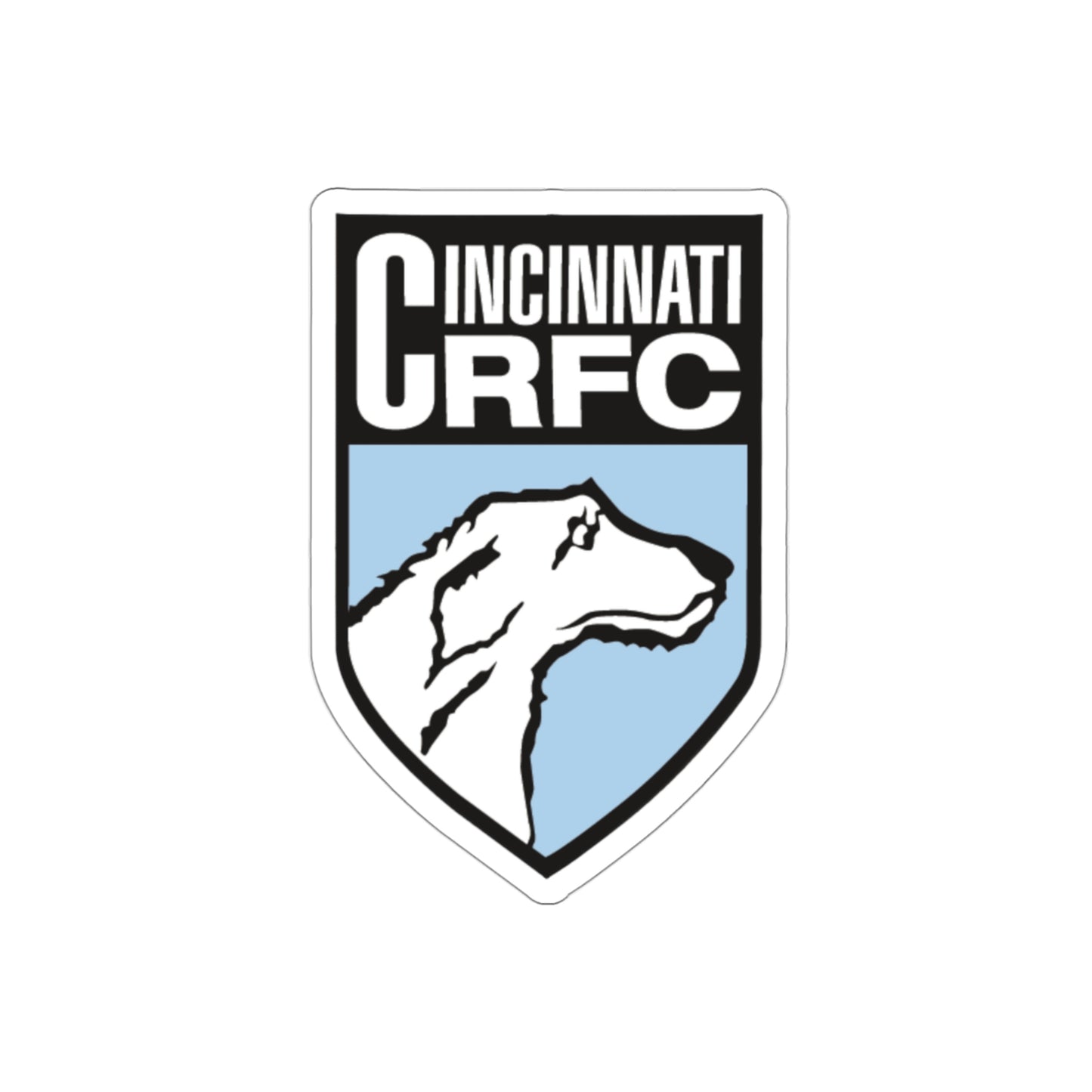 Die-Cut Sticker (2 Sizes) | CRFC Wolfhounds Blue Crest