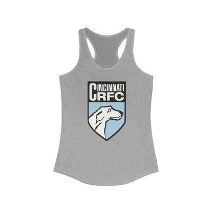 Women's Racerback Tank | CRFC Wolfhounds Blue Crest