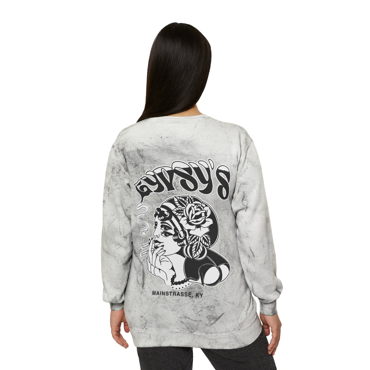 Unisex Comfort Colors Color Blast Crewneck Sweatshirt | Gypsy's Double Gypsy Lady (by @ohbhave)