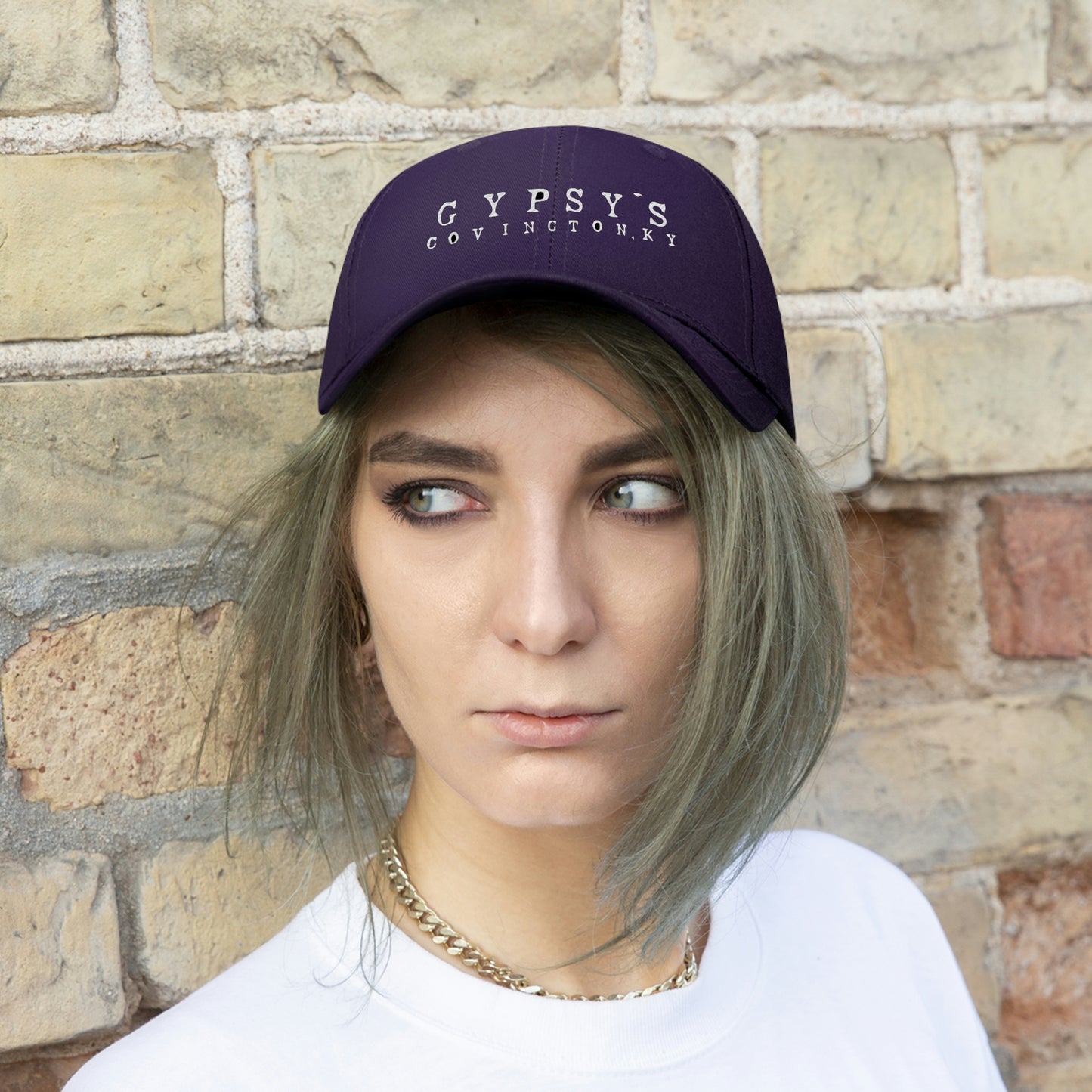 Unisex Twill Hat | Gypsy's Lettering (by @tylerabnertattoo)