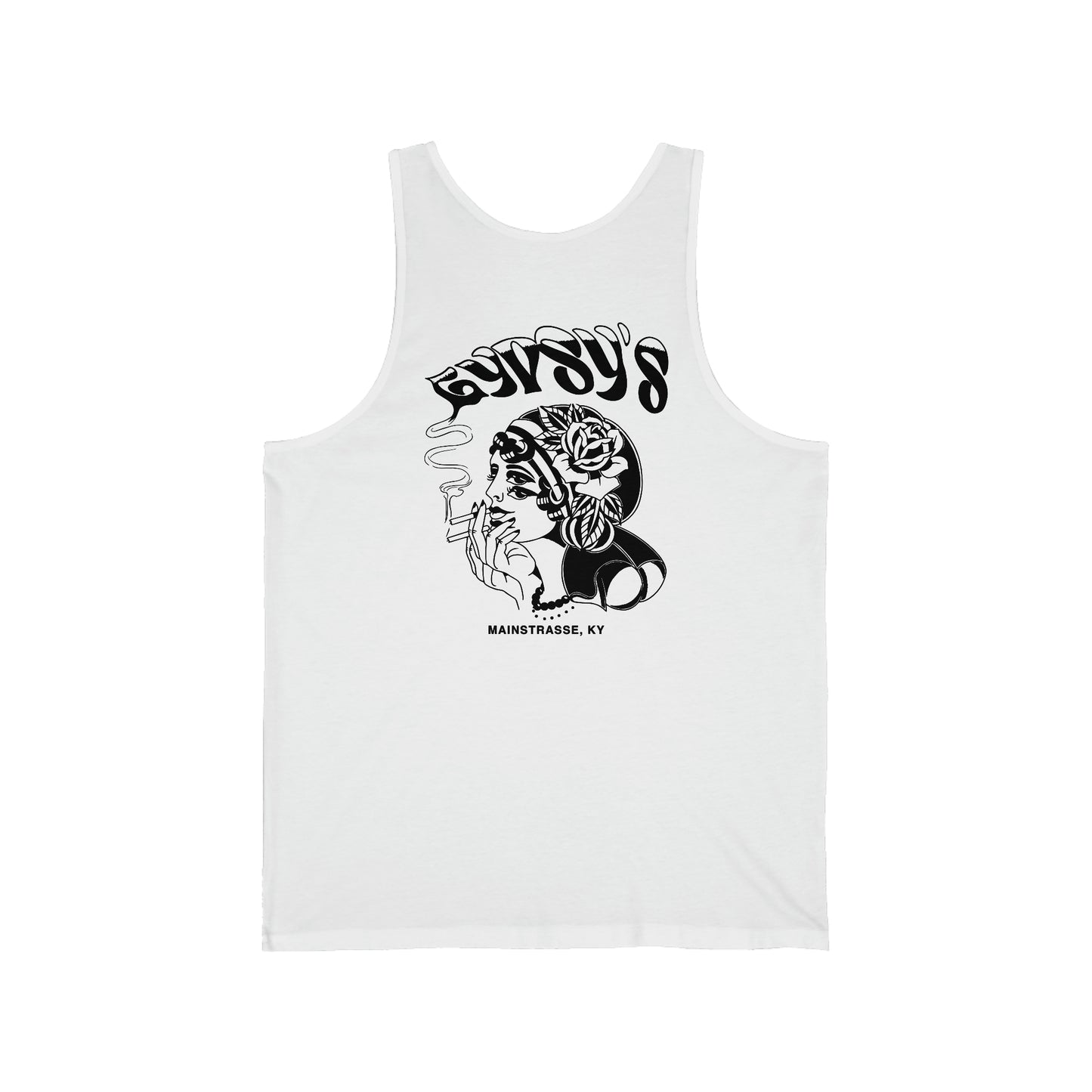 Unisex Jersey Tank | Gypsy's Double Gypsy Lady (by @ohbhave)