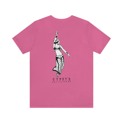 Unisex Jersey Short Sleeve Tee | Gypsy's Dancing Gypsy Lady (by @tylerabnertattoo)