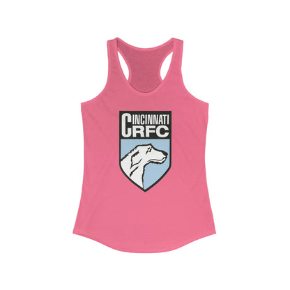 Women's Racerback Tank | CRFC Wolfhounds Blue Crest