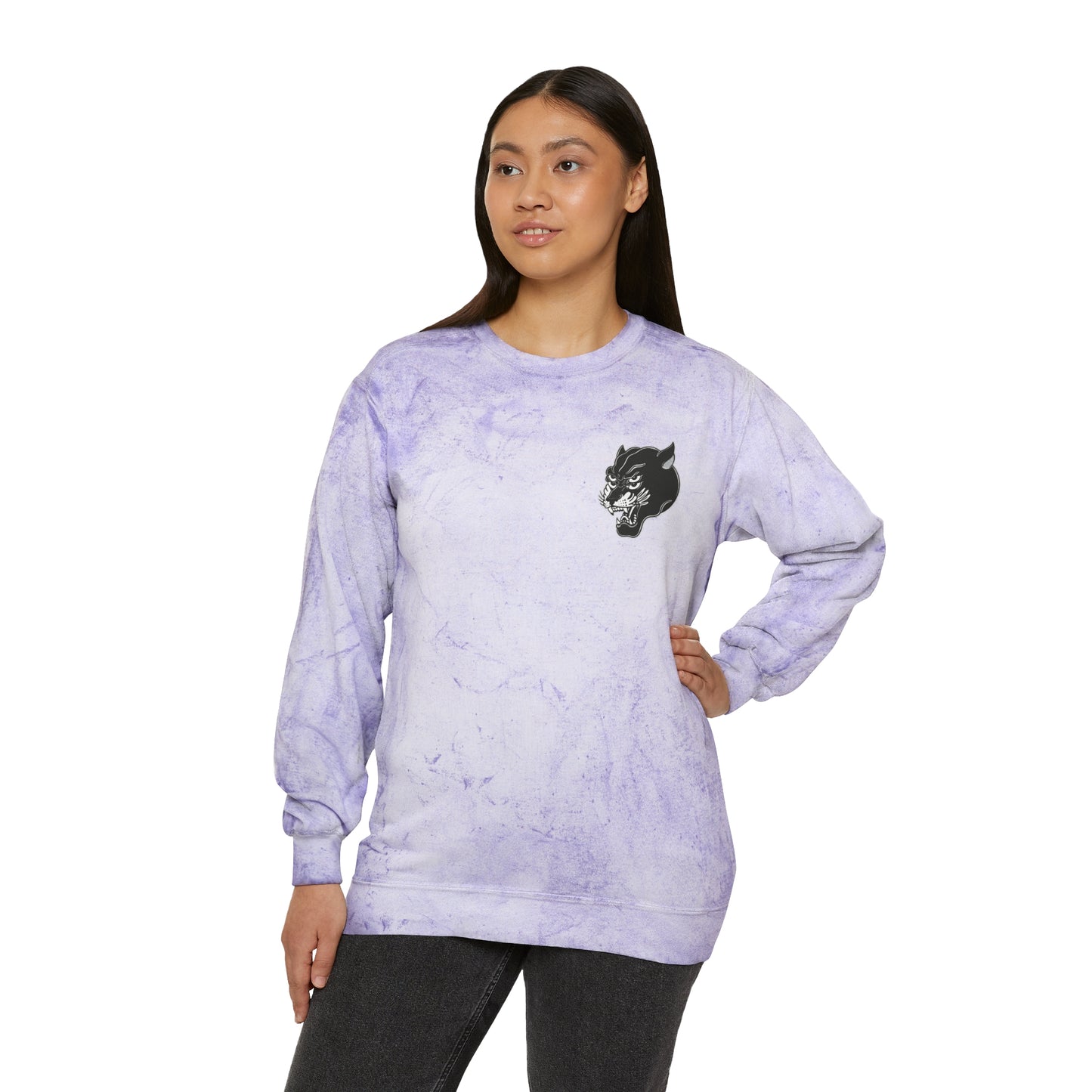 Unisex Comfort Colors Color Blast Crewneck Sweatshirt | Gypsy's Double Gypsy Lady (by @ohbhave)