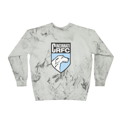 Unisex Color Blast Crewneck Sweatshirt | CRFC Wolfhounds Blue Crest