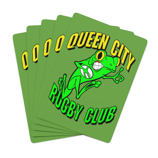 Deck of Cards | QCRFC Frogs Logo