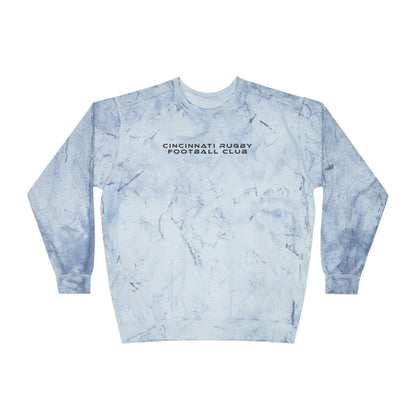 Unisex Color Blast Crewneck Sweatshirt | CRFC Wolfhounds Blue Crest