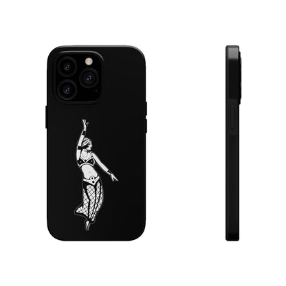 Black Tough Phone Cases | Gypsy's Dancing Gypsy Lady (by @tylerabnertattoo)