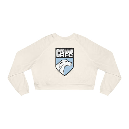 Women's Cropped Fleece Pullover | CRFC Wolfhounds Blue Crest