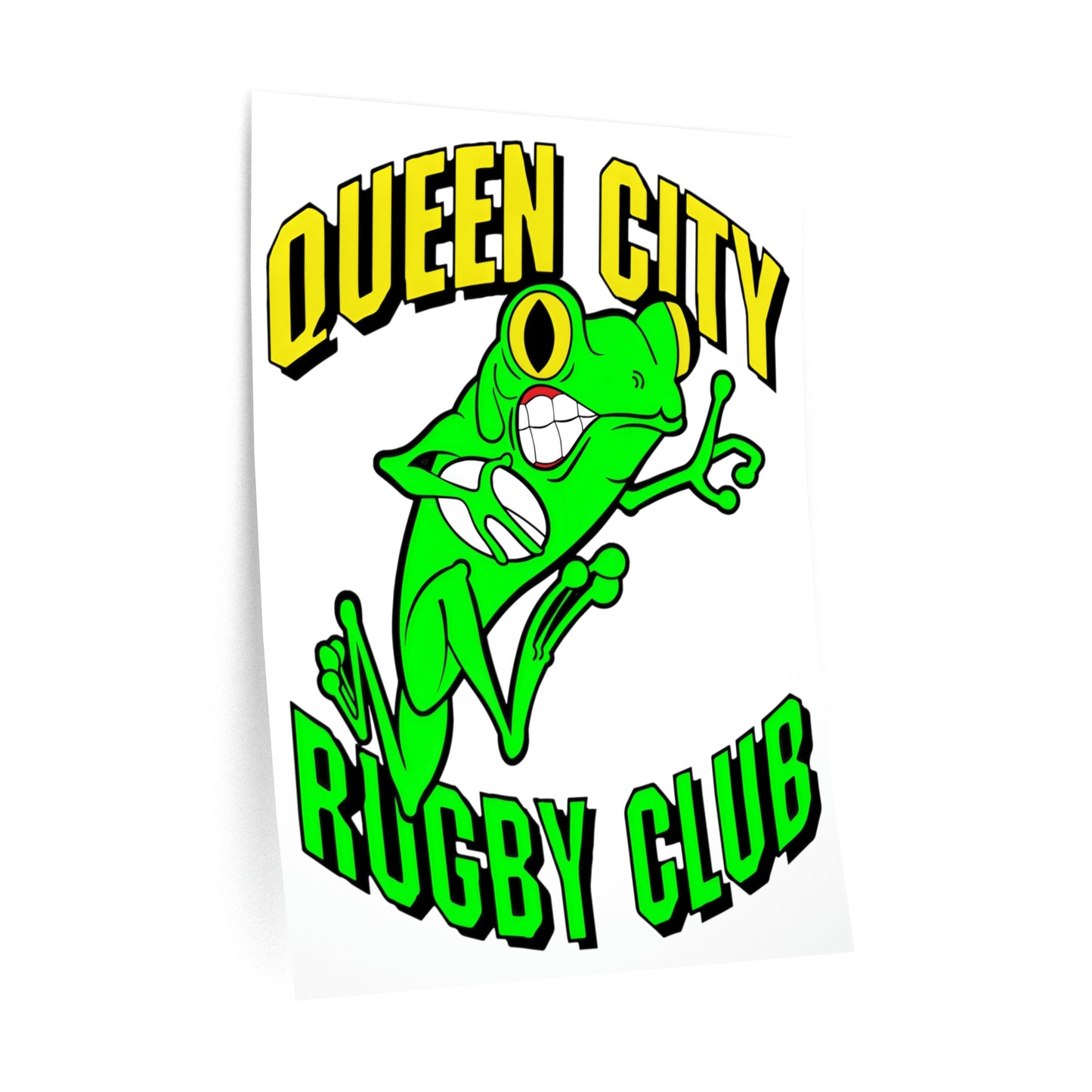 Wall Decal (3 Sizes) | QCRFC Frogs Logo