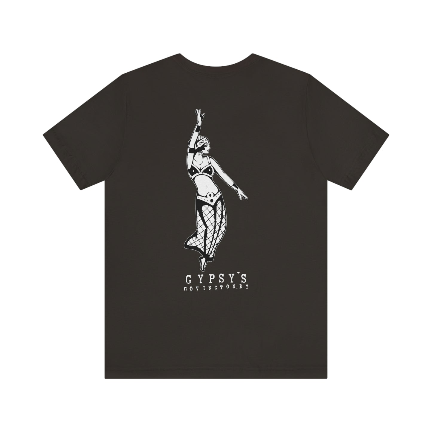 Unisex Jersey Short Sleeve Tee | Gypsy's Dancing Gypsy Lady (by @tylerabnertattoo)