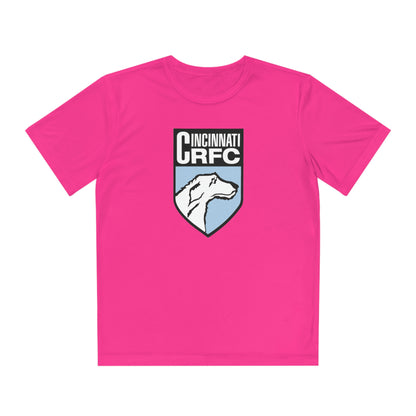 Youth Competitor Tee | CRFC Wolfhounds Blue Crest