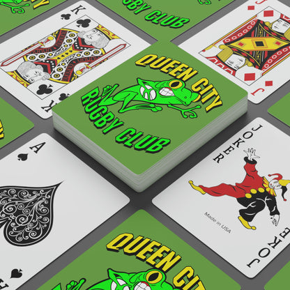 Deck of Cards | QCRFC Frogs Logo