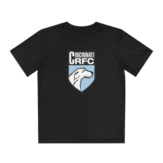Youth Competitor Tee | CRFC Wolfhounds Blue Crest