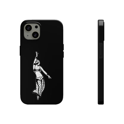 Black Tough Phone Cases | Gypsy's Dancing Gypsy Lady (by @tylerabnertattoo)