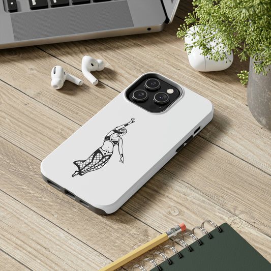 White Tough Phone Cases | Gypsy's Dancing Gypsy Lady (by @tylerabnertattoo)