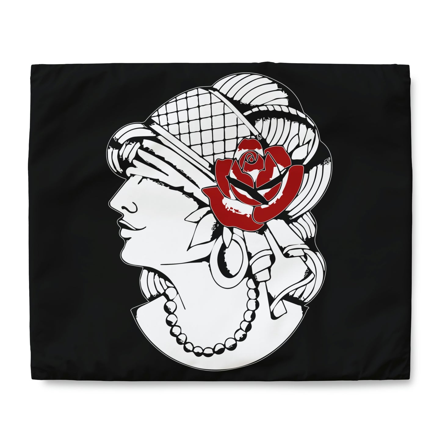 Duvet Cover | Gypsy's Red Rose Gypsy Lady (by @ryseart)