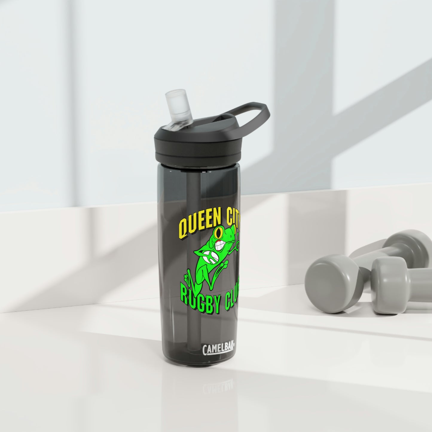 CamelBak Eddy®  Water Bottle (2 sizes) | QCRFC Frogs Logo