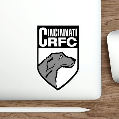 Die-Cut Sticker (2 Sizes) | CRFC Wolfhounds White Crest