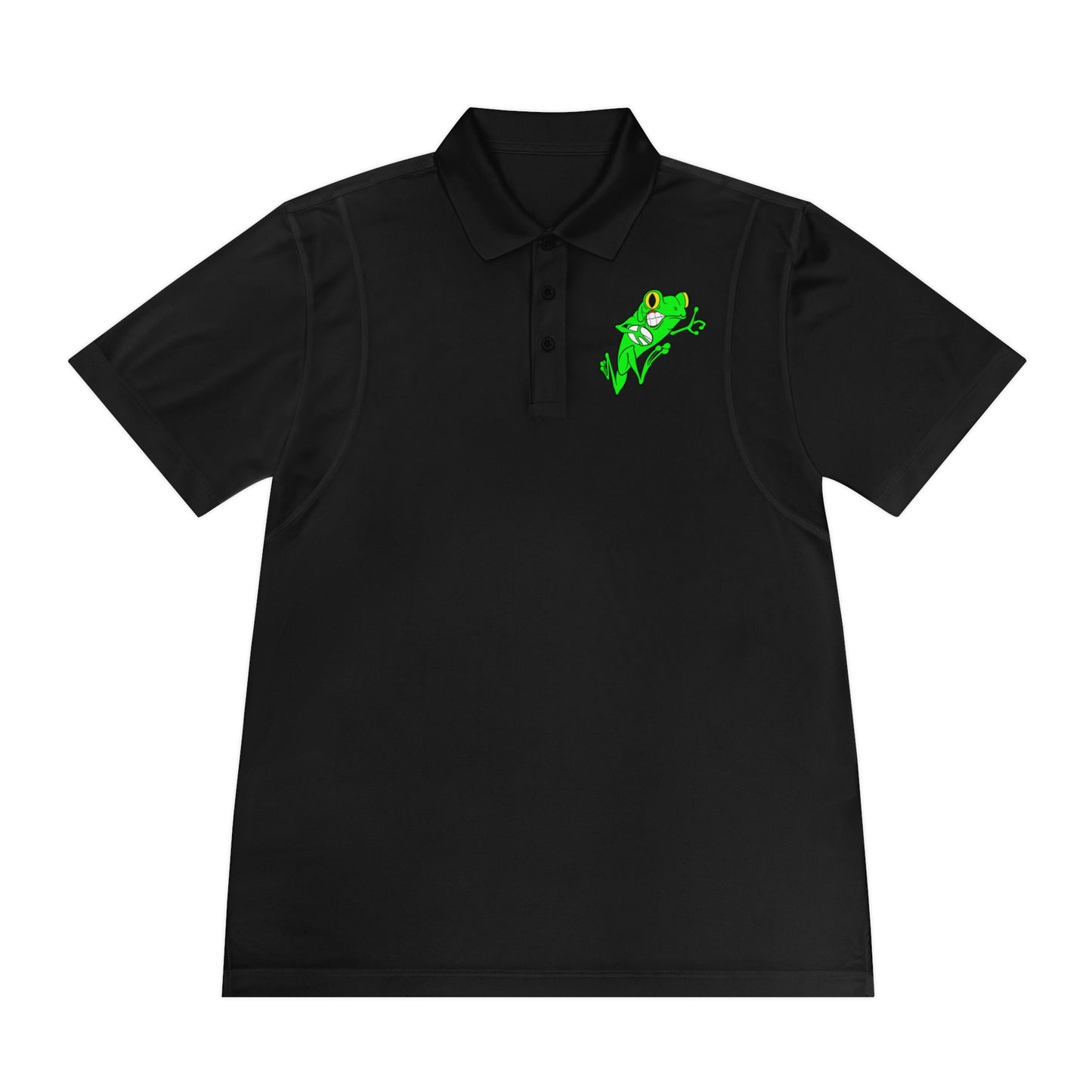 Men's Sport Polo Shirt | QCRFC Frogs Logo