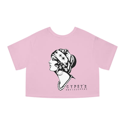 Champion Heritage Crop Top Tee | Gypsy's Dancing Gypsy Lady (by @tylerabnertattoo)