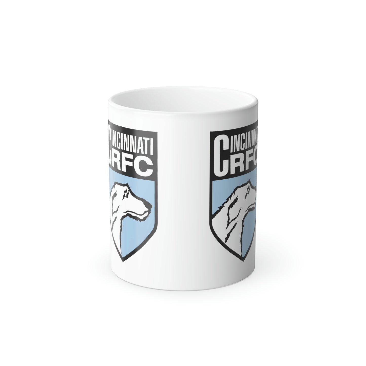 Color Morphing Mug (11oz) | CRFC Wolfhounds Blue Crest
