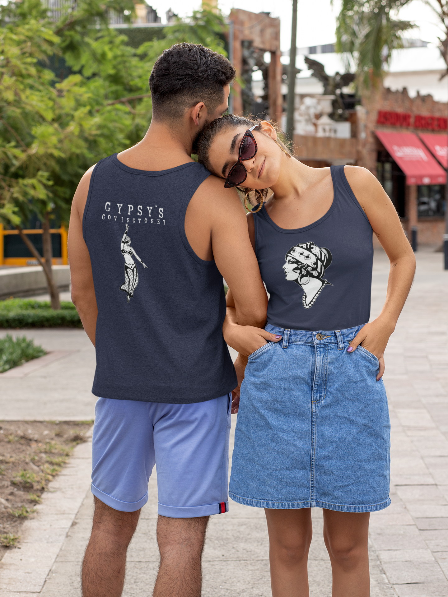 Unisex Jersey Tank | Gypsy's Dancing Gypsy Lady (by @tylerabnertattoo)