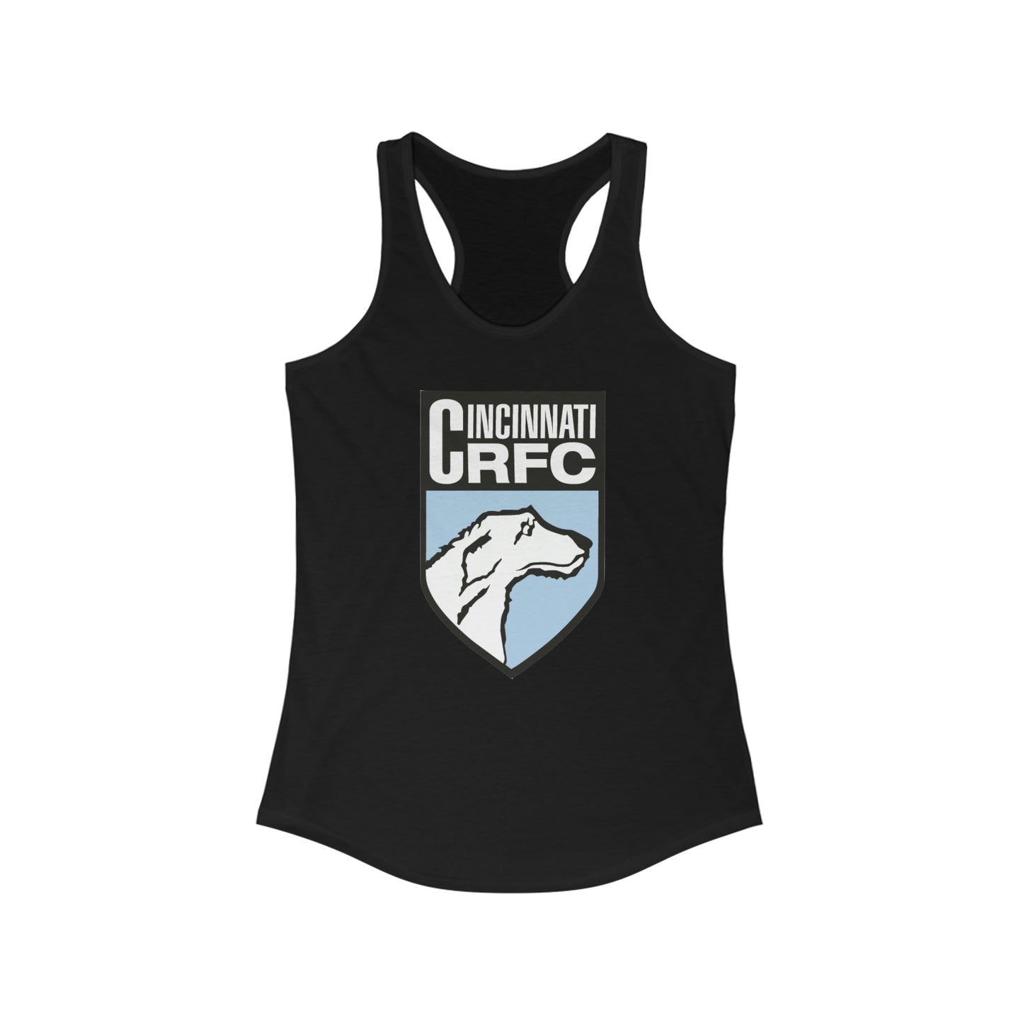 Women's Racerback Tank | CRFC Wolfhounds Blue Crest