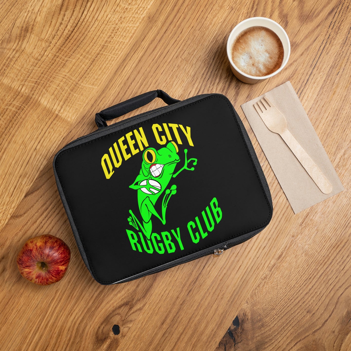 Lunch Bag 9.5″×7"x2.8″ | QCRFC Frogs Logo
