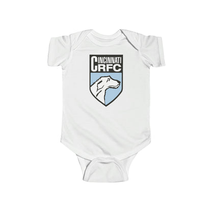 Infant Short Sleeve Onesie | CRFC Wolfhounds Blue Crest