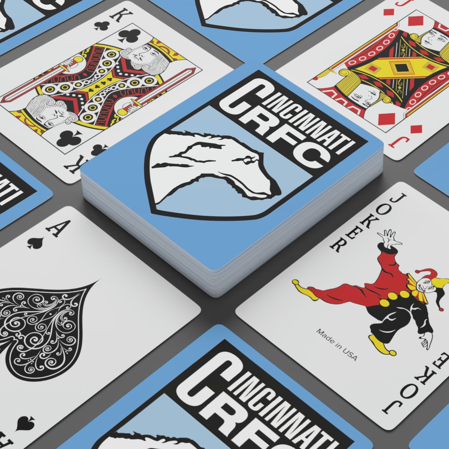 Deck of Cards | CRFC Wolfhounds Blue Crest