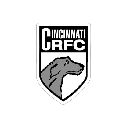 Die-Cut Sticker (2 Sizes) | CRFC Wolfhounds White Crest