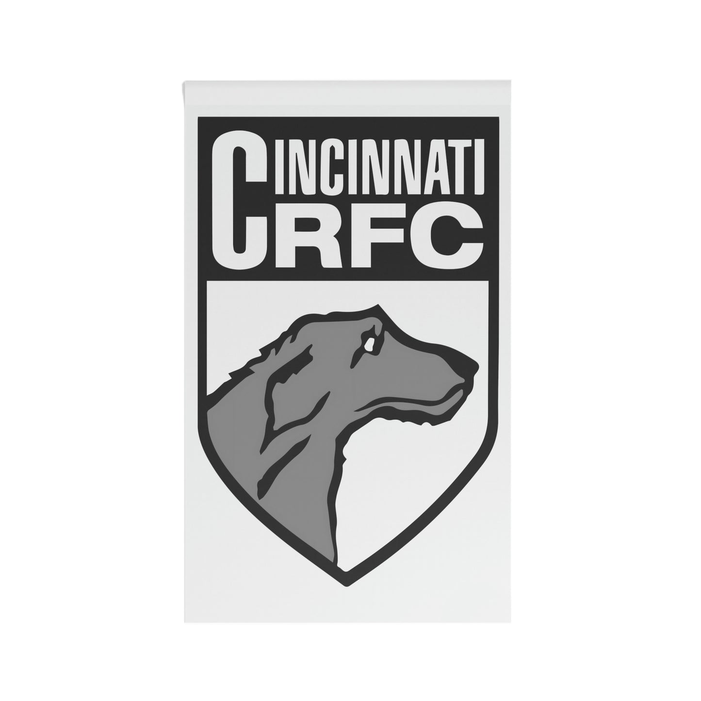 Flag 3'x5' | CRFC Wolfhounds White Crest