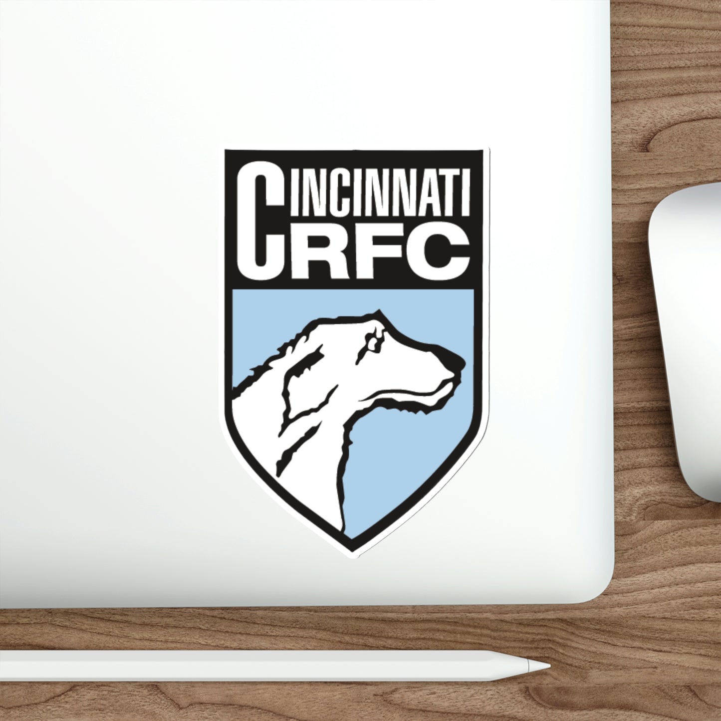 Die-Cut Sticker (2 Sizes) | CRFC Wolfhounds Blue Crest