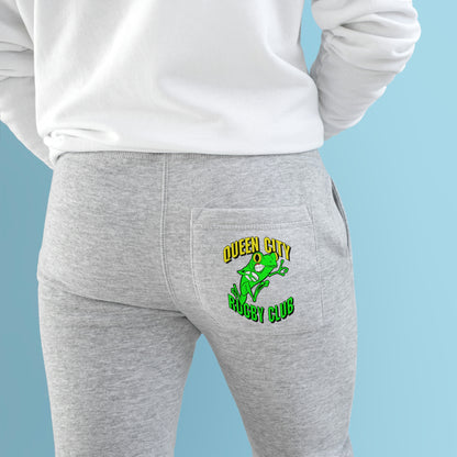 Unisex Premium Fleece Joggers | QCRFC Frogs Logo