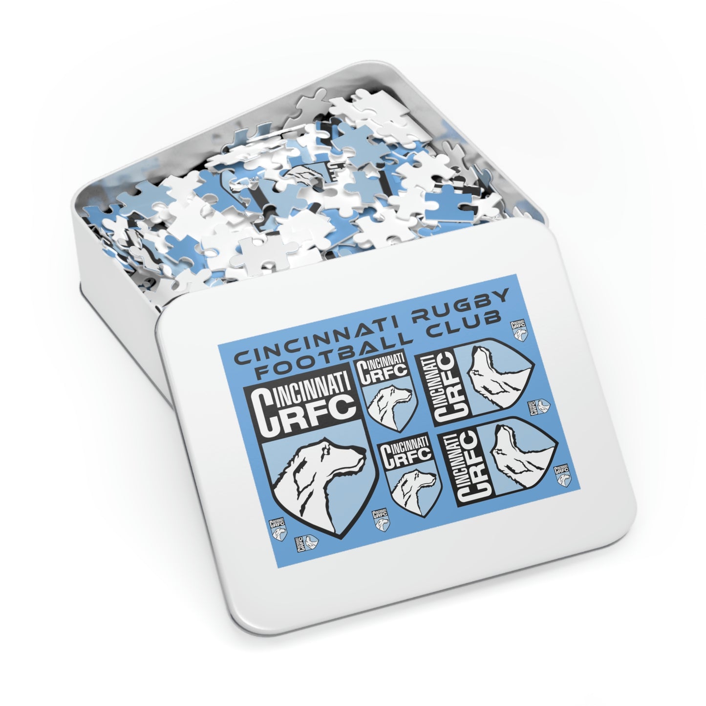 500 Piece Jigsaw Puzzle | CRFC Wolfhounds Blue Crest