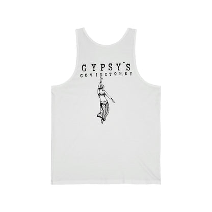 Unisex Jersey Tank | Gypsy's Dancing Gypsy Lady (by @tylerabnertattoo)