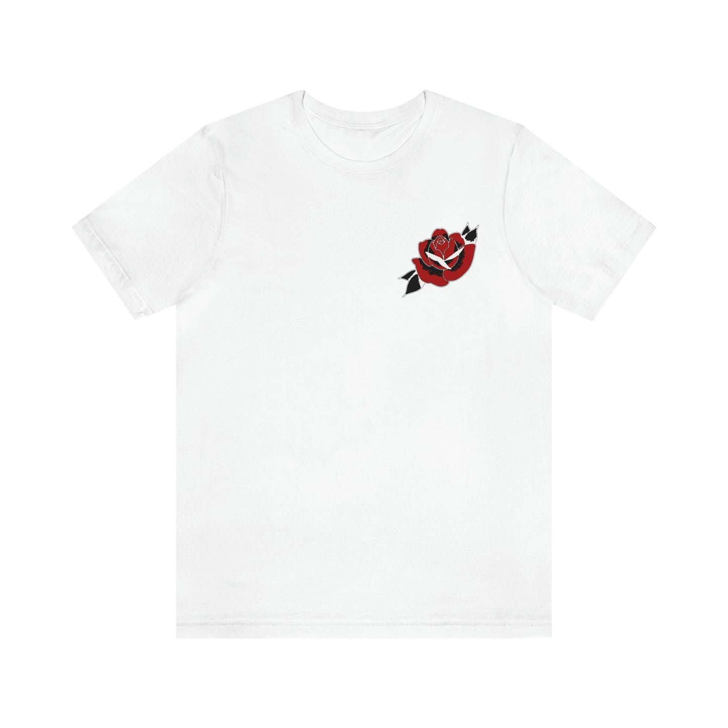 Unisex Jersey Short Sleeve Tee | Gypsy's Red Rose Gypsy Lady (by @ryseart)