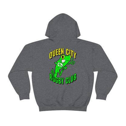 Unisex Heavy Blend™ Hoodie | QCRFC Frogs Logo