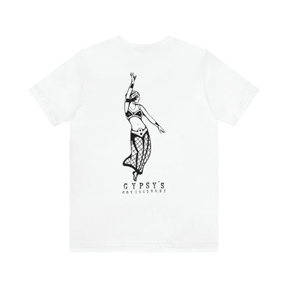 Unisex Jersey Short Sleeve Tee | Gypsy's Dancing Gypsy Lady (by @tylerabnertattoo)