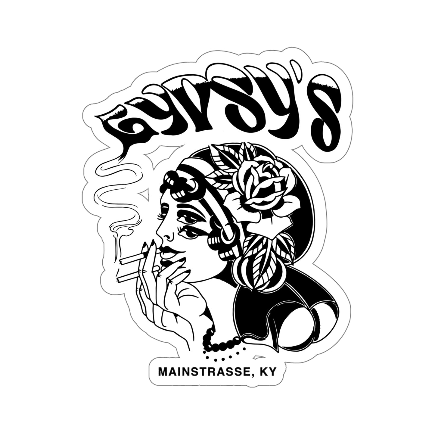 Die-Cut Sticker (2 Sizes) | Gypsy's Double Gypsy Lady (by @ohbhave)