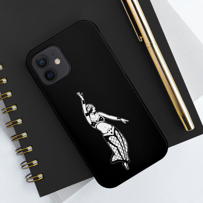 Black Tough Phone Cases | Gypsy's Dancing Gypsy Lady (by @tylerabnertattoo)