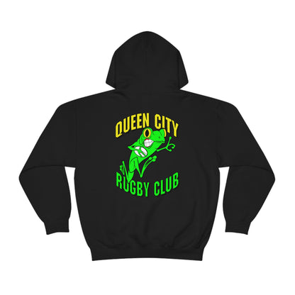 Unisex Heavy Blend™ Hoodie | QCRFC Frogs Logo