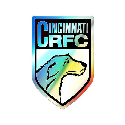 Holographic Die-cut Sticker | CRFC Wolfhounds Blue Crest