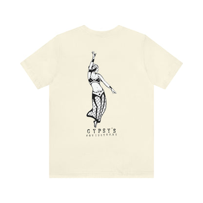 Unisex Jersey Short Sleeve Tee | Gypsy's Dancing Gypsy Lady (by @tylerabnertattoo)