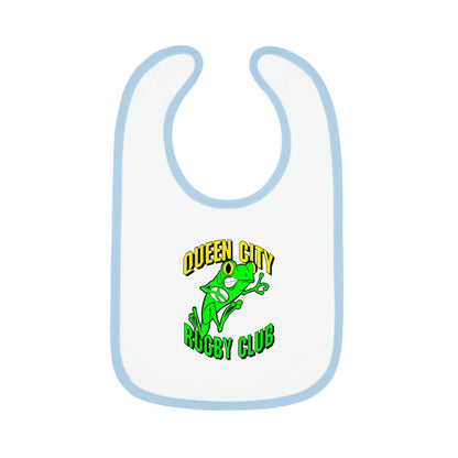 Baby Bib | QCRFC Frogs Logo