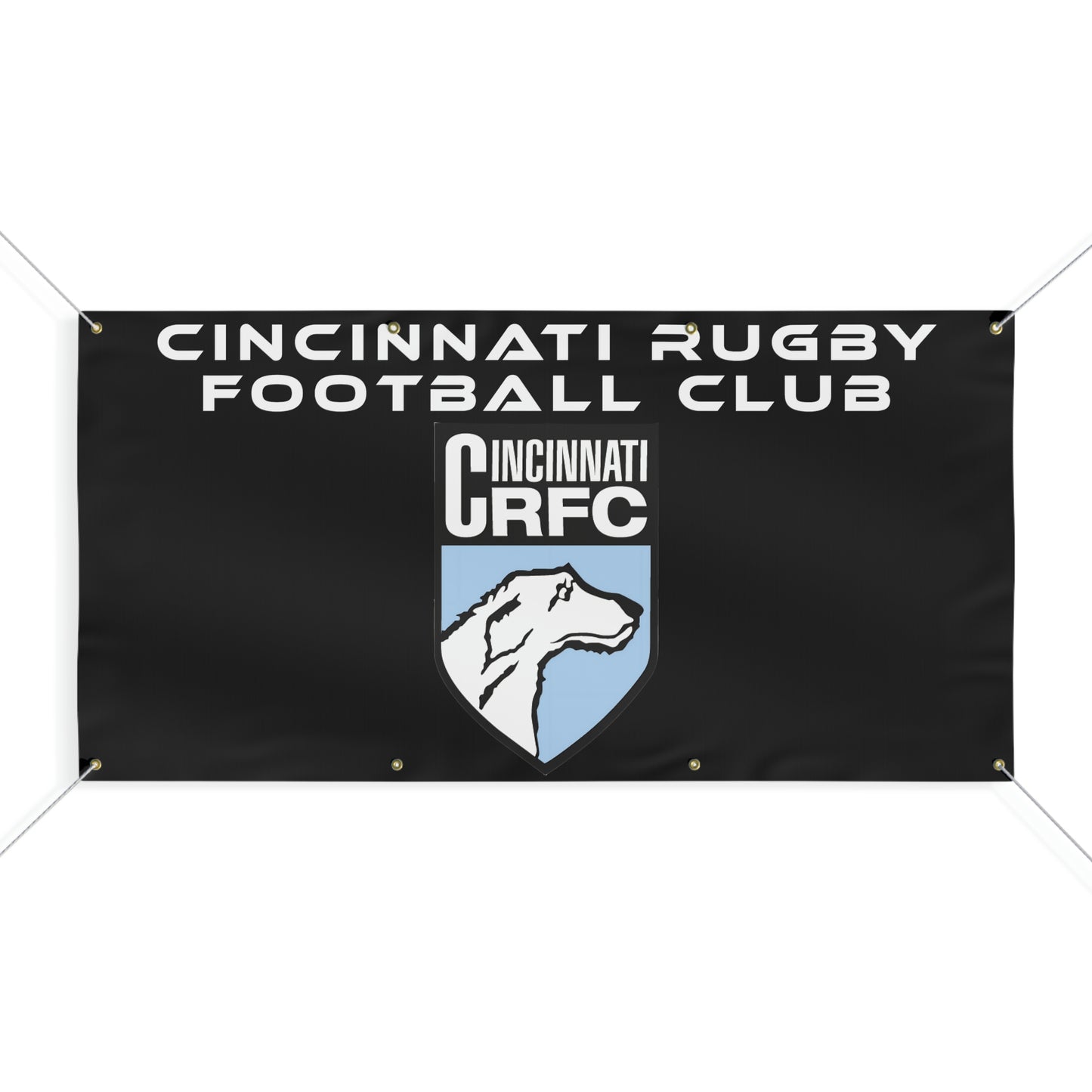Matte Banner (3 Sizes) | CRFC Wolfhounds Blue Crest